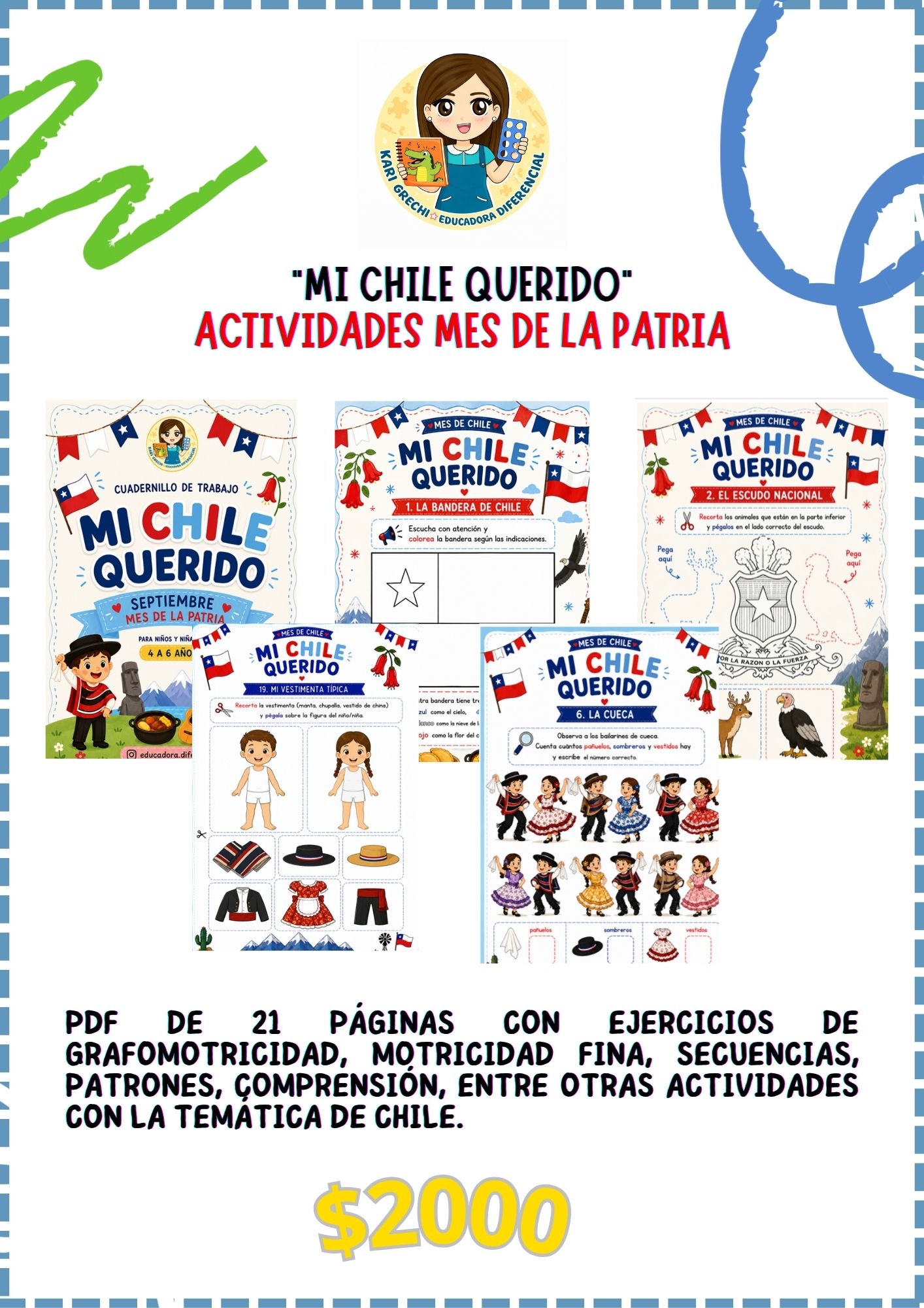 Ficha del catálogo: MI CHILE QUERIDO