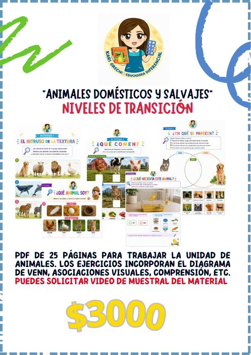 Ficha del catálogo: Animales domésticos y salvajes