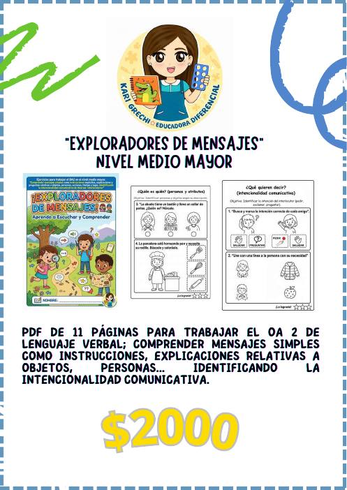 Ficha del catálogo: Exploradores de mensajes
