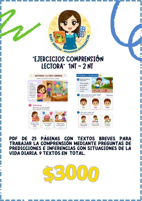 Ficha del catálogo: Ejercicios de comprensión lectora