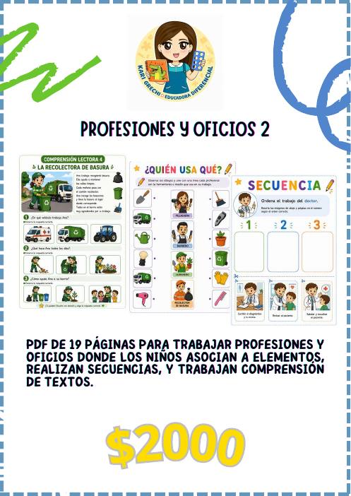 Ficha del catálogo: Profesiones y oficios 2