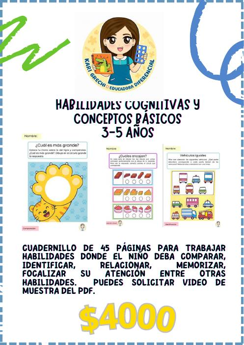 Ficha del catálogo: Habilidades cognitivas y conceptos básicos