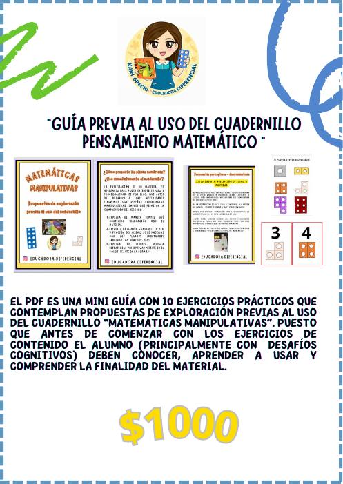 Ficha del catálogo: Guía para usar el cuadernillo pensamiento matemático