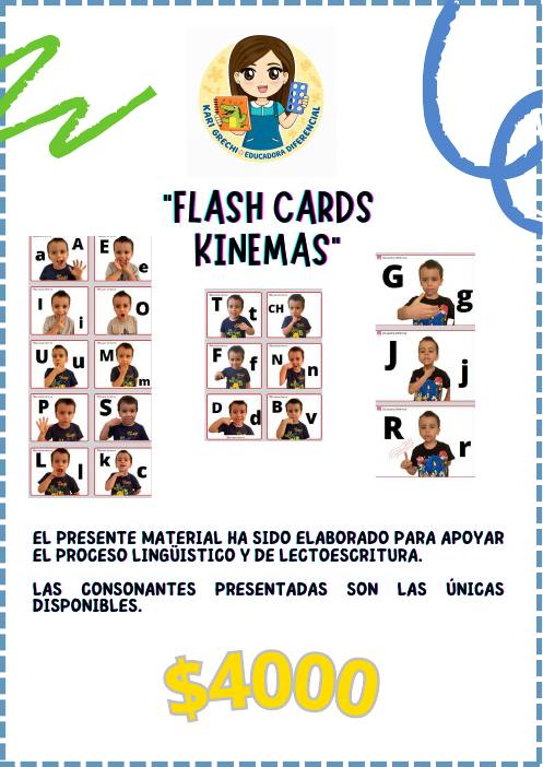 Ficha del catálogo: Flash cards Kinemas