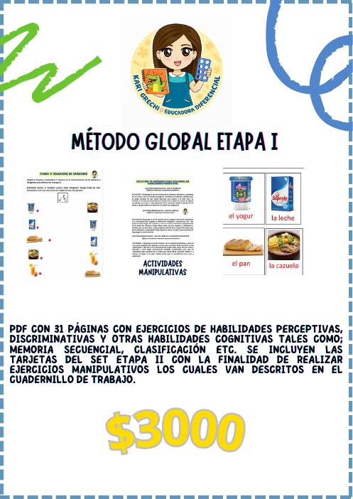 Ficha del catálogo: Método global etapa I