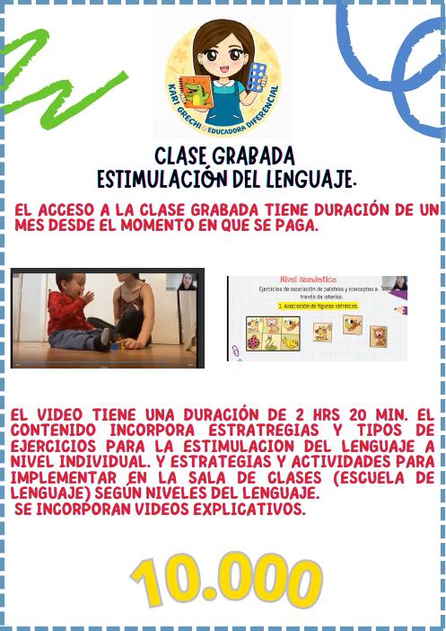Ficha del catálogo: Estimulación del lenguaje