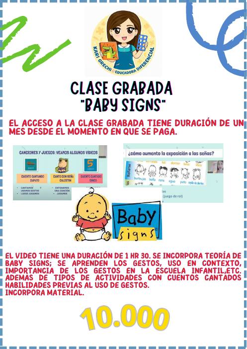 Ficha del catálogo: Baby Signs